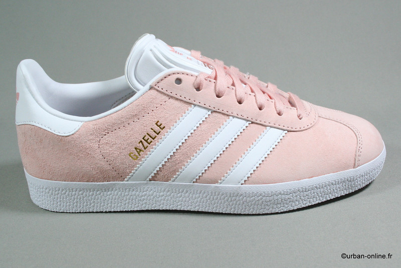 adidas gazelle rose pale femme