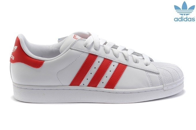 adidas superstar femme rouge
