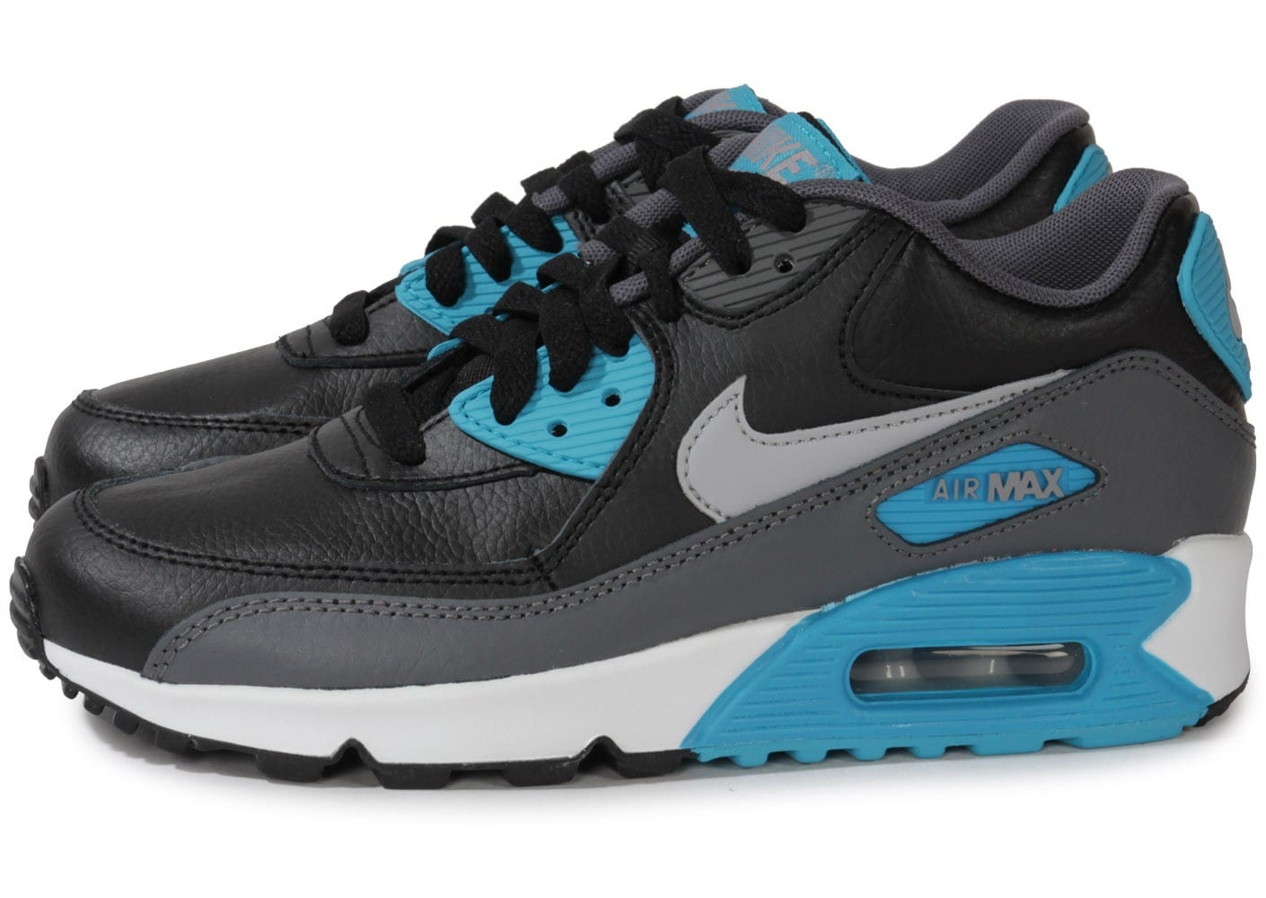 junior air max 90 leather trainer