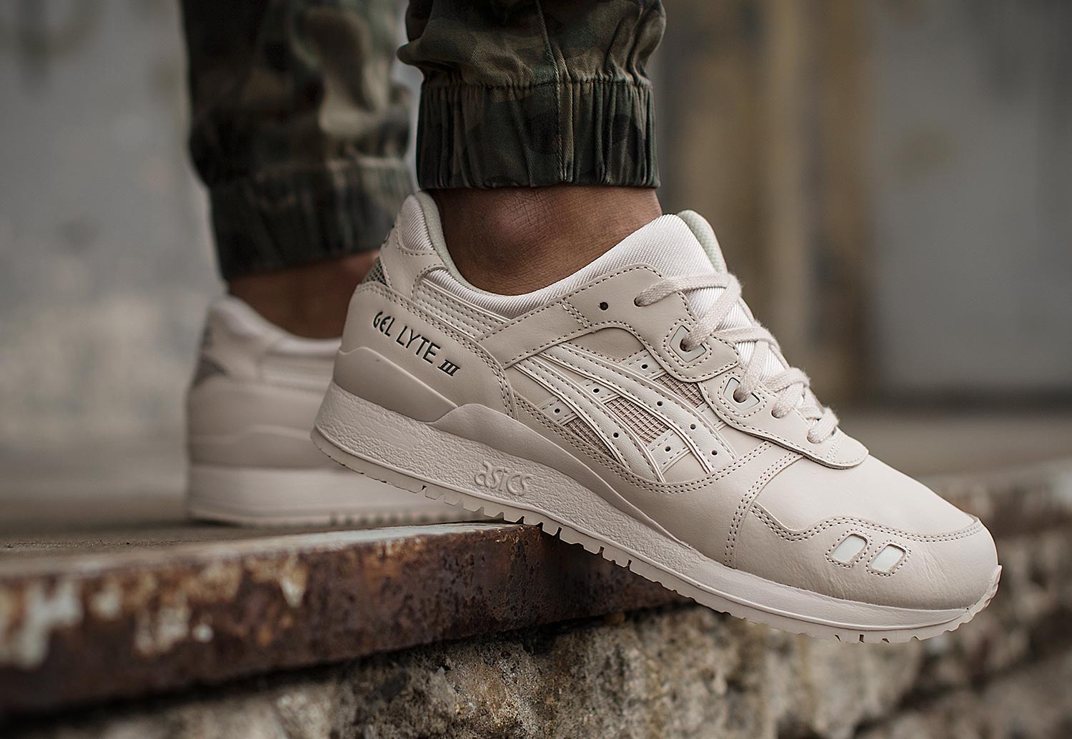 asics gel lyte 3 beige marron