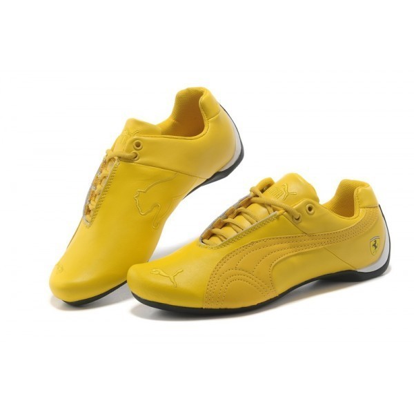 basket puma jaune fluo